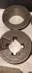 Antique Early Reed Mfg Co Pipe Threader Set w/ Box 1/2&ndash;1&frac14; R Dies Erie PA