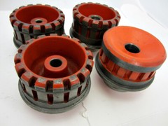 Ridgid Tools No. 12R Manual Ratcheting Pipe Threader & 4 Die Heads Made in USA