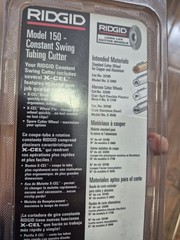 RIDGID 31622 Constant Swing Tubing Cutter