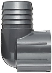 Spears 1407 Series PVC Tube Fitting, 90 Degree Elbow, Schedule 40, Gray, 3/4&Prime;&hellip;