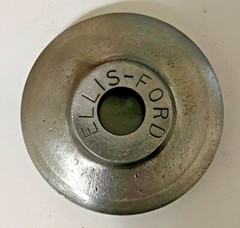 VINTAGE ELLIS & FORD PIPE CUTTER WHEEL [OD: 1-15/16, BORE: 7/16] (QTY: 1) NOS