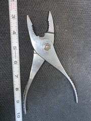 Snap On #47 Vacuum Grip Pliers Chrome small engraving