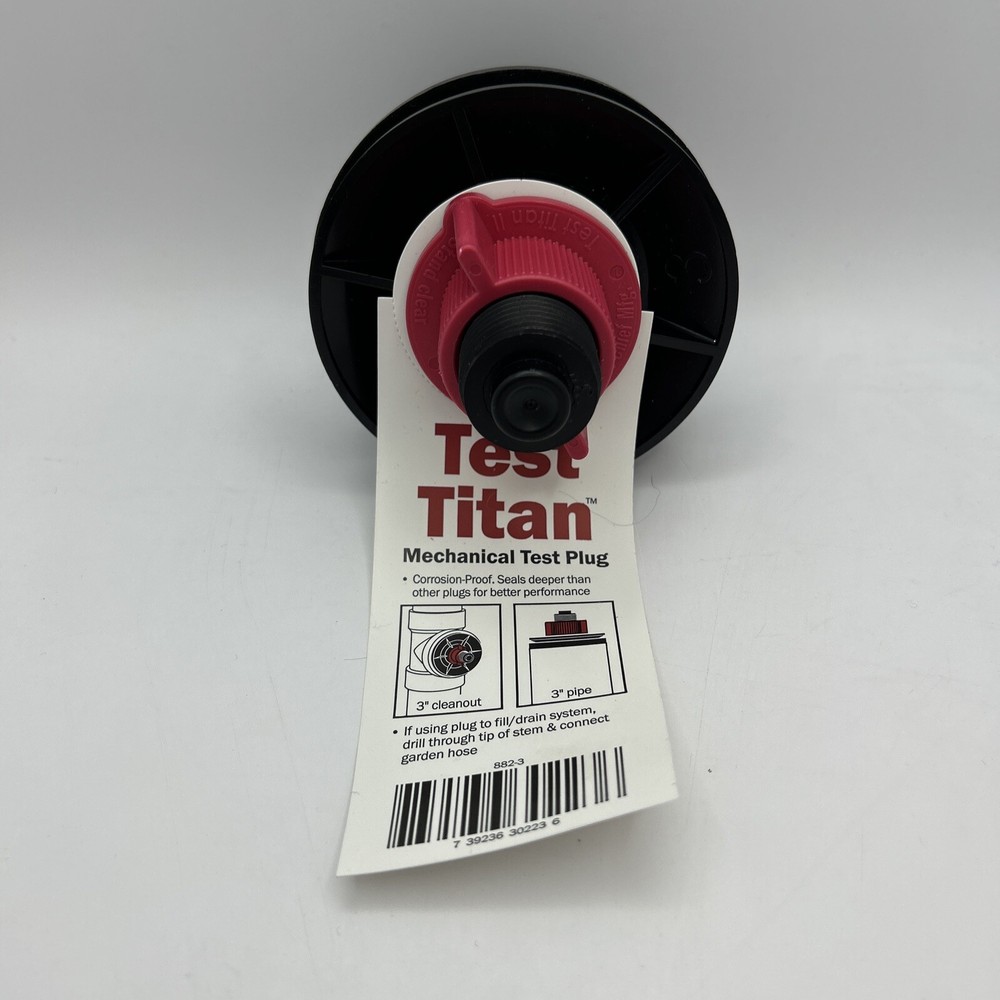 75mm Sioux Test Titan Mechanical Expanding Plumbing Plug 3 &ldquo;