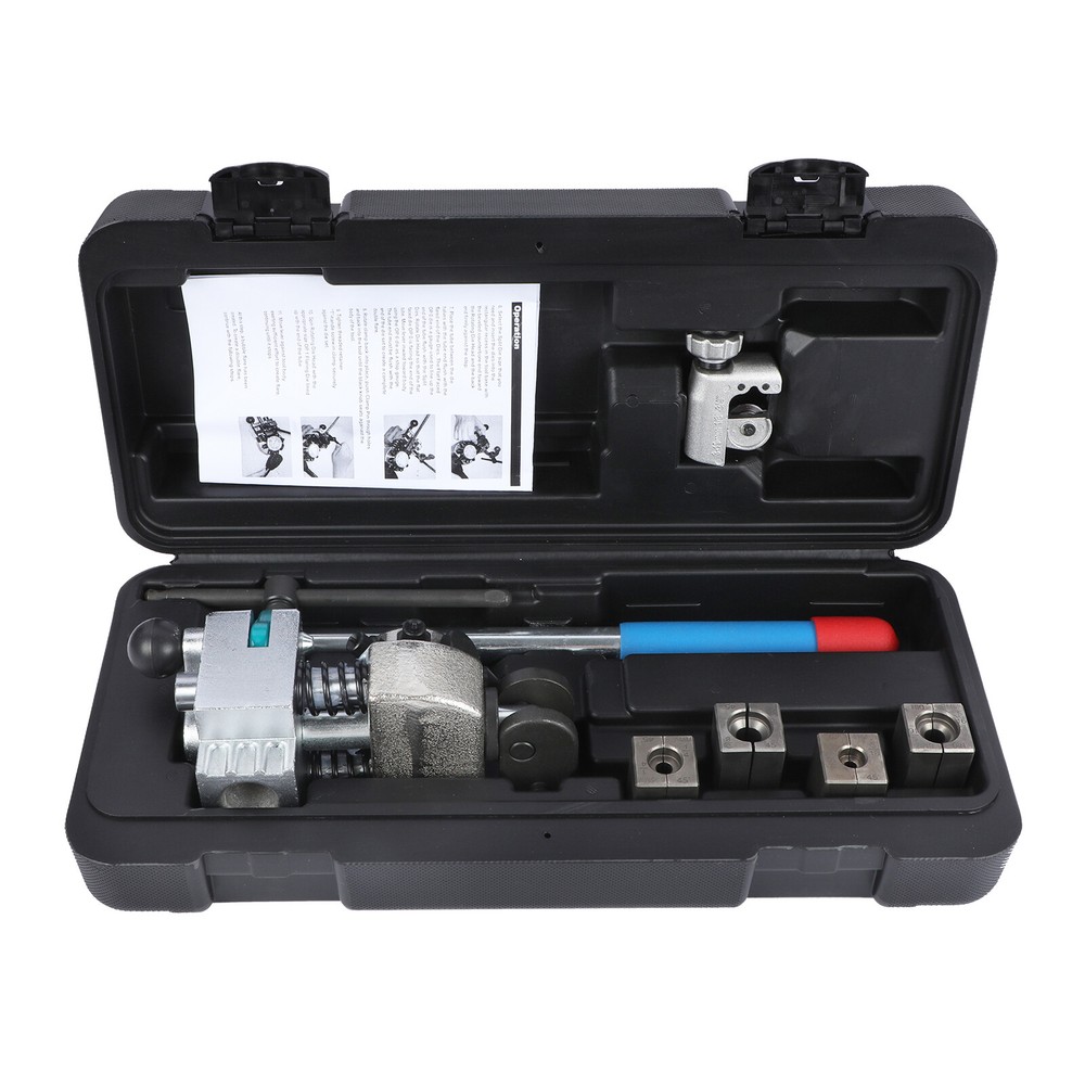 Brake Line Flaring Tool Kit Fit for 3/16&Prime;, 1/4&Prime;, 5/16&Prime;, 3/8&Prime; and 4.75mm Tubing