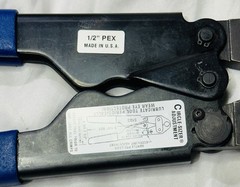Brand New 541016 1/2&Prime; Two-Handed Pex Mini Crimp Tool With Gauge &ndash; Made In USA