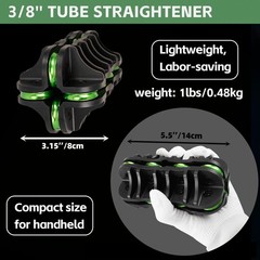 Handheld Tubing Straightener, 3/8 Inch O.D. Tube Straightening Tool for Brake&hellip;