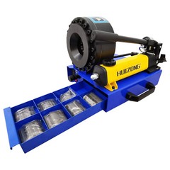 220V Manual High-pressure Pipe Shrinking Machine Mold Pipe Press Hose Crimper 1&Prime;