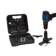 BlackMax BFT850DR Flaring Tool with Ratchet and Power Drill Operation