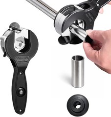 Ratchet Pipe Cutter, 2-in-1 Ratcheting Pipe Cutter Tool (5/16&ldquo;&ndash;1-1/8&rdquo; (8&ndash;29mm))