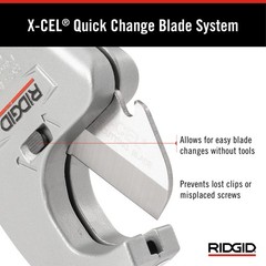 Aluminum Ratchet Pipe Cutter 1/8&Prime; to 1-5/8&Prime; for Plastic Tubing &ndash; Compact & Durab