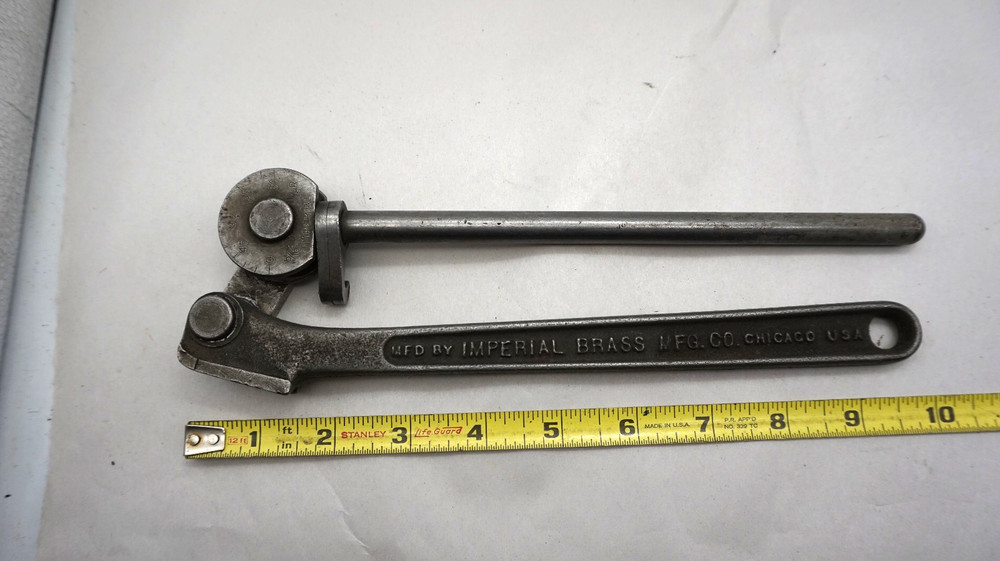Imperial Brass USA 0-180 Degree 5/16&Prime; Hand Tubing Bender for 11/16&Prime; Radius
