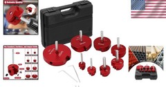 8-Piece PVC Pipe Reamer Set with Alloy Steel &ndash; Precision Plumbing Tools