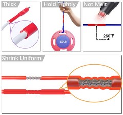 450 Pcs Heat Shrink Tubing Kit &ndash; 2:1 Red Heat Shrink Tube, 14 Sizes Electrica&hellip;