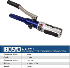 IBOSAD Copper Tube Fittings Hydraulic Pipe Crimping Tool -1/2&Prime;,3/4&Prime;,1&Prime; Jaw Sizes
