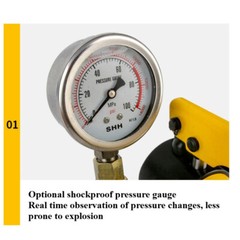 CP-700 Manual Hydraulic Pump Station Single Acting Portable High Pressure Pump