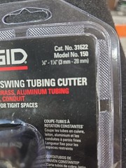 RIDGID 31622 Constant Swing Tubing Cutter Used