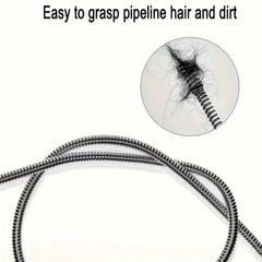 10 Foot Snake Clog Remover Metal Tool Unclog Sinks Drains Toilets Manual Drain