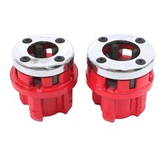 Pipe Threading Tool Manual Ratchet Pipe Threader Kit W/ 3 Dies 1/2&Prime; 3/4&Prime; 1&Prime; NPT