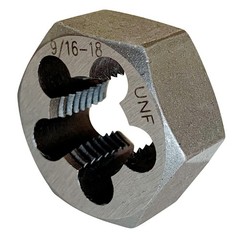 UNF Hex Right Hand Rethreading Die 9/16&Prime;-18