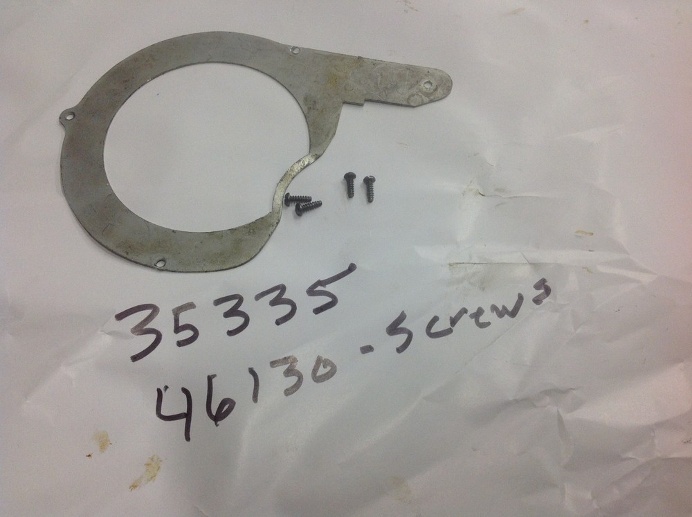 Ridgid 35335 Back Plate w/4 Screws Part for 358 Ratchet Tube Bender. USED