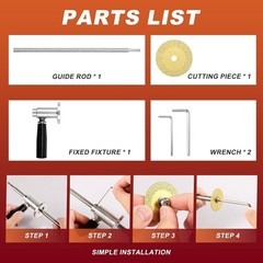 PVC Inside Pipe Cutter with Diamond Grit Cutting Wheel and Handle Adjustable