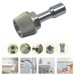 1.5&rdquo; Tub Drain Extractor with 1/2&rdquo; Socket Bathtub Remover Colourful Galvanized
