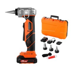 20V Cordless PEX-A Pipe Expander, 3 Heads & Dual Batteries
