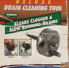 Deluxe Drain Cleaning Tool Snake with Drill Attachment &ndash; Heavy Duty