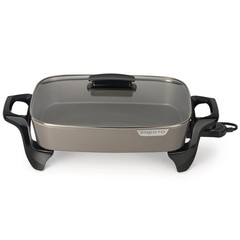 Presto 06856 16-Inch Ceramic Electric Skillet, Grey
