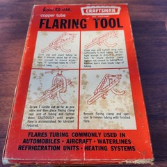 Vintage Craftsman Copper Tubing Flaring Tool 9-55371 USA Made W Box 3/16 To 5/8