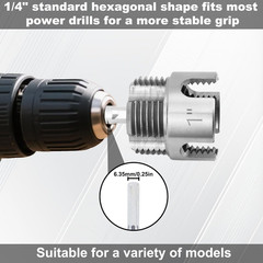 3 Pcs Pipe Threading Tool, Dual-Function Integrated Internal & External Thread C