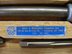 HUGE BICO West Germany 51 Pc. Metric Tap & Die Set W/Wood Case,EXCEPTIONAL.L@@K!