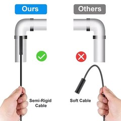 Pipe Inspection Camera Endoscope Video Sewer Drain Cleaner Waterproof Snake USB