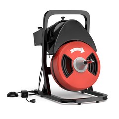 Drain Cleaner Machine 50FT x 1/2 Inch Portable Electric Auger Sewer Snake 250W