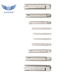 10pcs/Set Broken Tap Extractor Removal Tool Kits Screw Extractor 3/4 Claws