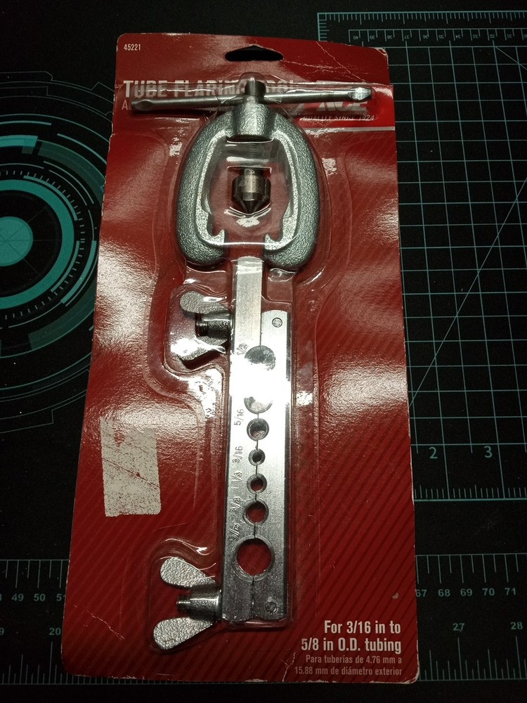 Ace Tube Flaring Tool 45221 3/16 in to 5/8 in O.D. Tubing New in Package Lot4327