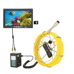 50M Sewer Pipe Inpection Camera with 512hz Locator Self-leveling Pipe Endoscope