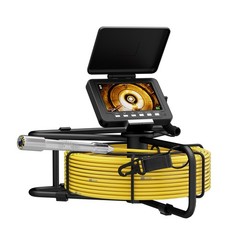 30M Sewer Pipe Inspection Video Camera, 23mm Drain Endoscope 16GB 5&Prime; Monitor