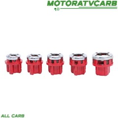 ALL-CARB 6-Piece Set Of NPT 1/4&Prime; to 1-1/4&Prime; Manual Ratchet Pipe Thread Pipe Reel