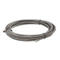 30 ft Drain Cleaning Snake Auger Cable &ndash; 1/4 in Inner Core for PowerClear Cleane