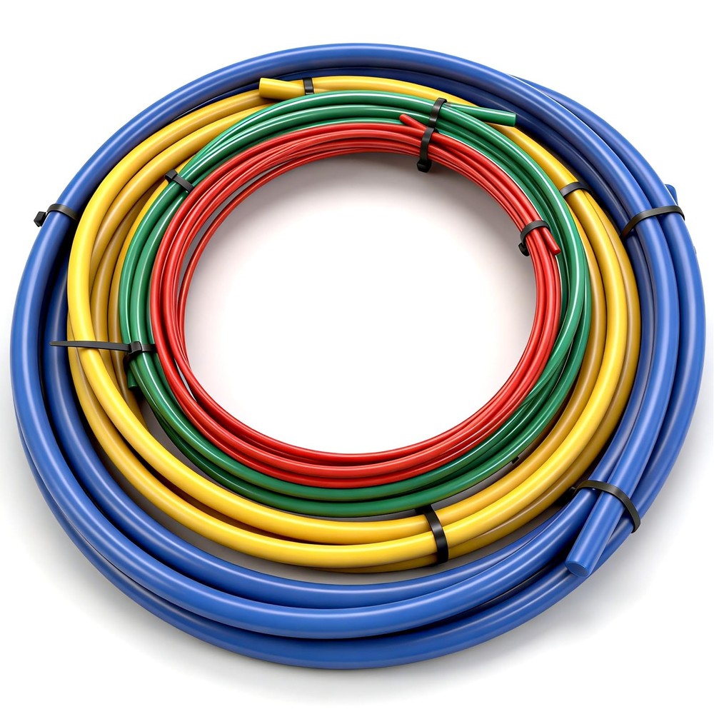 4Pack 4M/13Feet Conditioning Copper Tubing Pipe Extension 1/4&Prime; 3/8&Prime; 1/2&Prime; 5/8&Prime;&hellip;