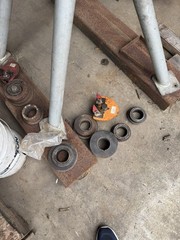 FSD 416 groove machine, Victaulic, used in good shape with two seets of rool die