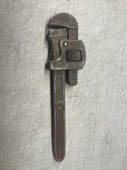 Vintage Stillson 8&Prime; Pipe Wrench Steel Forged Made in USA
