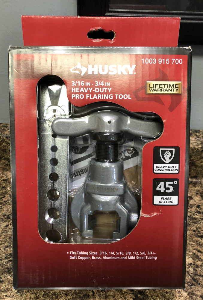 Husky Heavy-Duty Pro for 3/16 in. &ndash; 3/4 in. Tubing Flaring Tool