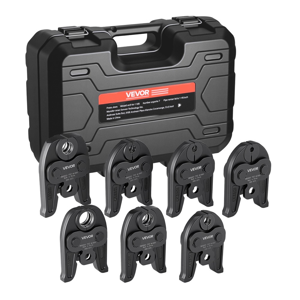 VEVOR Press Jaws 7PCS Pressing Jaws 1/4&Prime; to 1-1/8&Prime; for Standard Press Tools