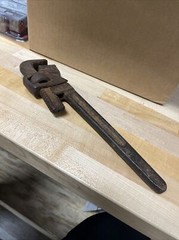 Vintage Trimo Mark 14 Drop Forged Wrench 14&Prime; &ndash; PATD 1889 97 &ndash; TRIMONT MFG CO USA