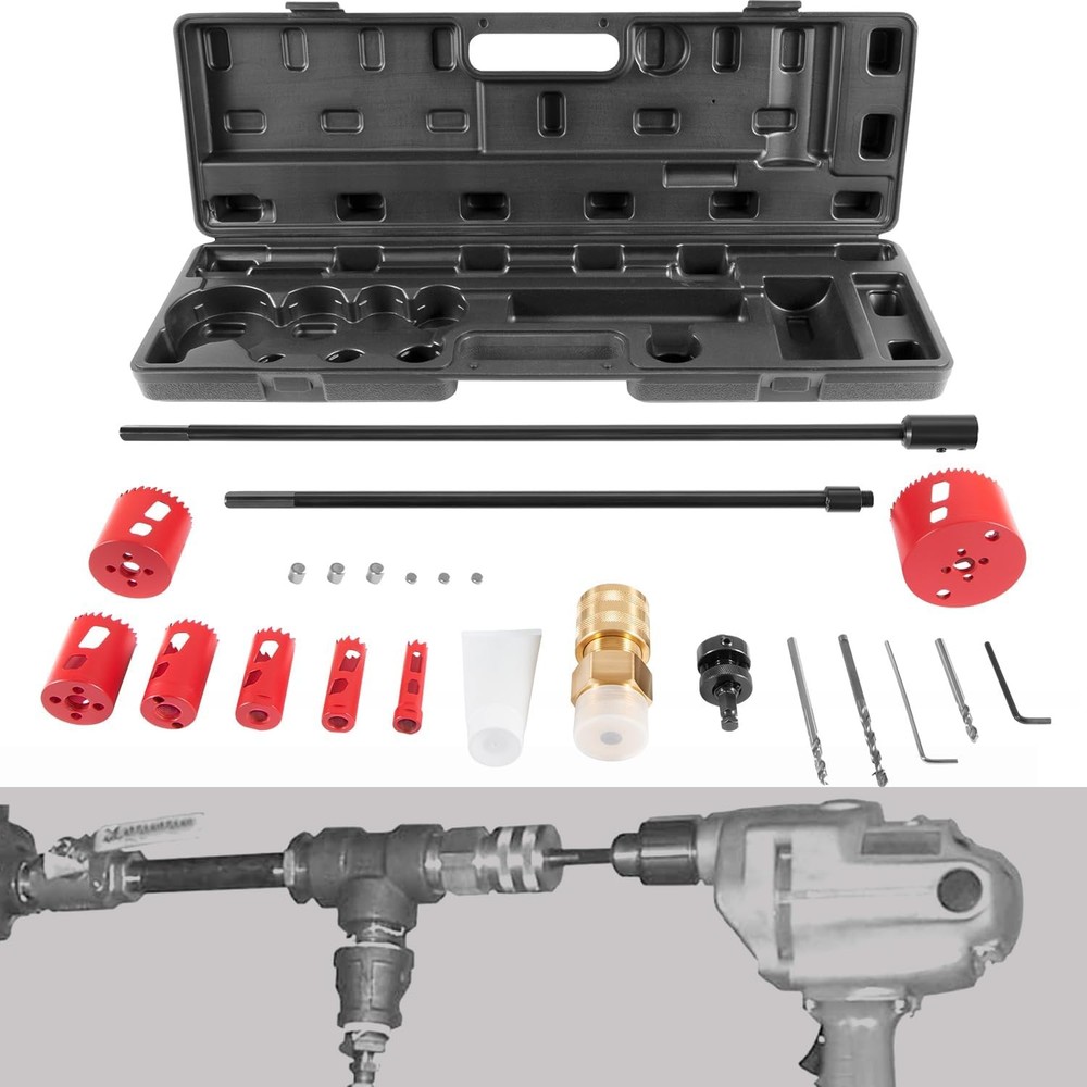 Tool 08350 DM3MECH Mechanical Hot Tap Tapping Machine Complete Kit for NPT