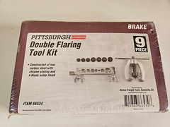 Pittsburgh 9 Pcs Double Flaring Tool Kit Item# 66534 Size 3/16-5/8 New Sealed