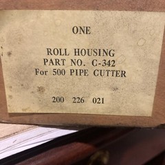 ridgid C-342 roll housing for 500 pipe cutter new 43375