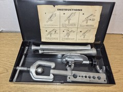 Craftsman Vintage Flaring Tool Set With Steel Box And Spring Tubes